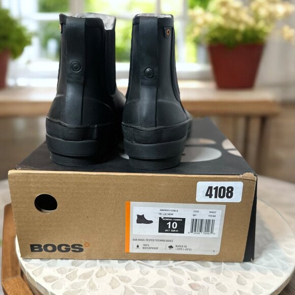 Bogs Amanda Plush II Insulated Chelsea Waterproof Boots Women’s 10 Winter Boot - Picture 7 of 11